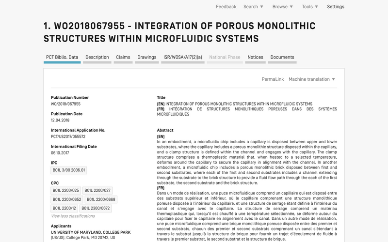 Integration of porous monolithic structures within microfluidic systems