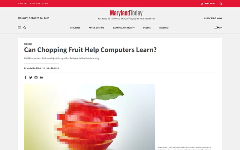 Can Chopping Fruit Help Computers Learn?
