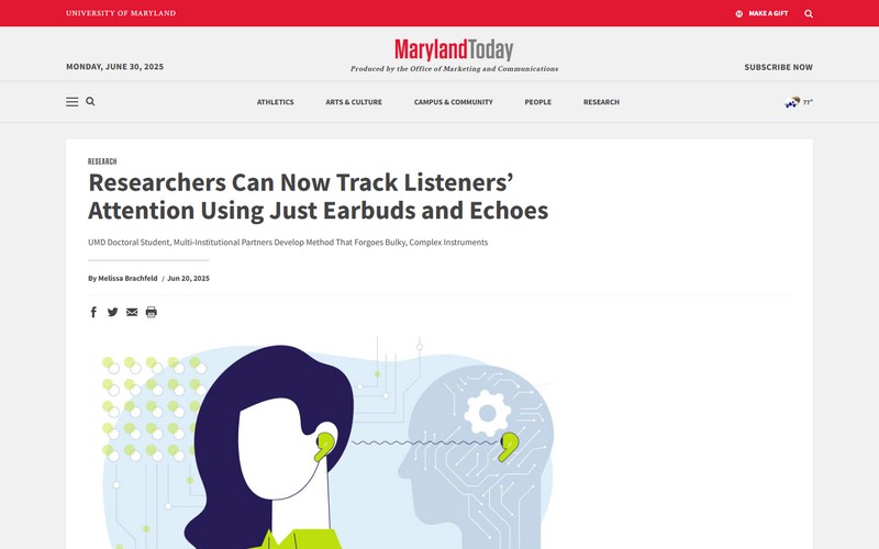 Researchers can now track listeners’ attention