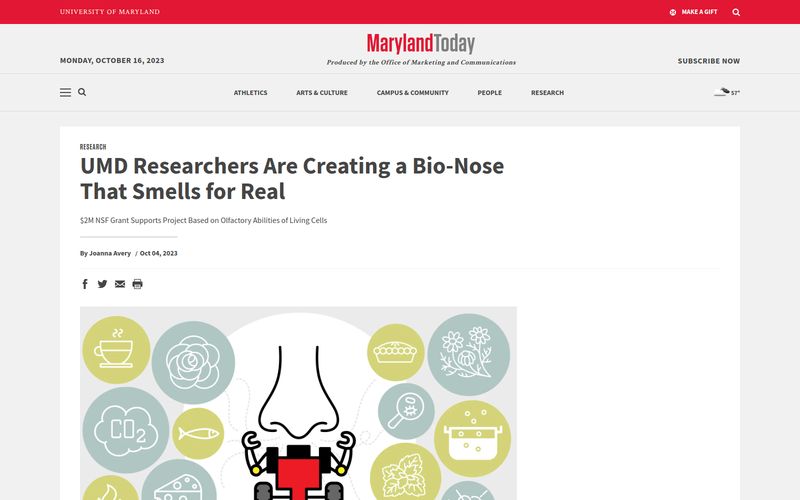 UMD Researchers Are Creating a Bio-Nose