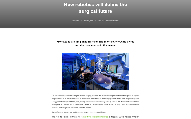 How robotics will define the surgical future